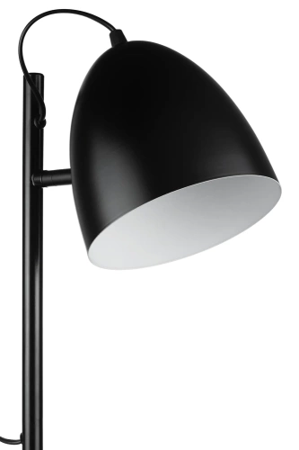 DYT-L145-NOIR | Lampadaire en métal | Éclairage moderne et élégant pour le salon et la chambre | Lampadaire noir avec structure en métal