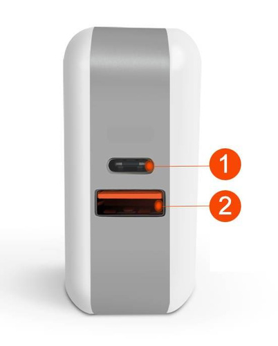 KP2U-PD-Wit | Power Delivery 3.0 netwerkoplader voor Macbook