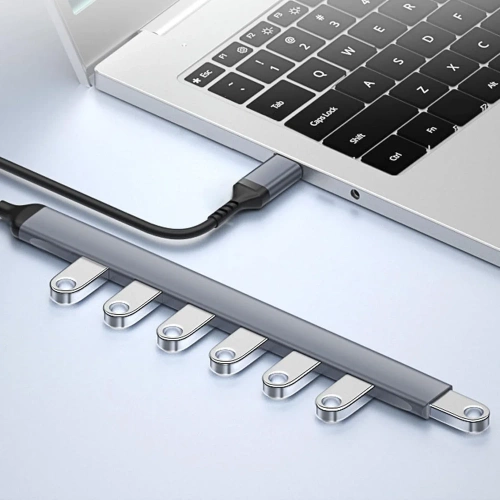 HUB | USB to 7x USB-A splitter | adapter, 7-in-1 splitter
