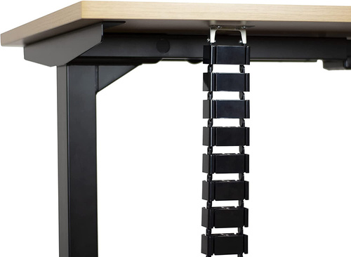 QN-1501 | Housse pour câbles et fils 1,3 m | Canal de câble vertical | Noir