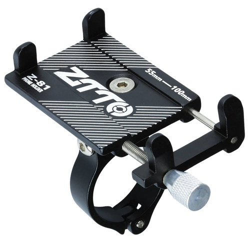 Z-81 | Soporte para teléfono de bicicleta de aluminio montado en el manillar.