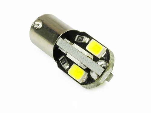 Bil LED pære BA9S 8 SMD 5630 CAN BUS 360 grader