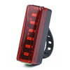 BL069 | Luz trasera LED para bicicleta | 6 diodos, 4 modos de iluminación, 300lm, batería incorporada
