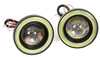 LED890| 2 pezzi - Set di fendinebbia con anelli Angel Eyes LED DRL integrati | tondo ø 89 mm