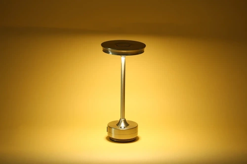HJA30-STŘÍBRNÁ | Stolní lampa s vestavěnou baterií | Noční lampa se třemi barvami světla | Atmosférická lampa do hotelu nebo restaurace