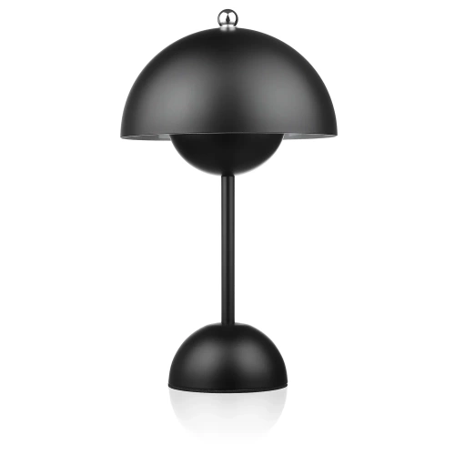 HJA27-1-NOIR | Lampe de table élégante | Lampe de nuit sans fil avec trois couleurs d&#39;éclairage