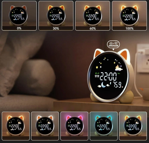 SG-7-W | Sveglia con luce LED | Guarda con un timer