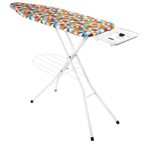 SAH-063-H4 | Tabla de planchar con estante para ropa | Amplia tabla de planchar con soporte para plancha.