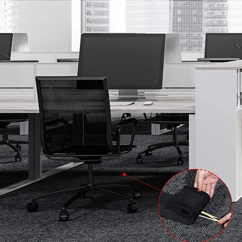 WCT-10-10M | Nastro in velcro, organizer, copertura per cavi e fili per tappeti e rivestimenti per pavimenti | 10 metri