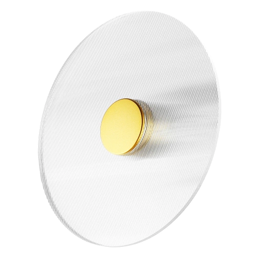 WLB-D250 | Aplic rotund ⌀25 cm | O lampă de perete modernă cu abajur canelat