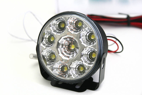 DRL04 PREMIUM | Luci di marcia diurna a LED AD ALTA POTENZA | tondo ø 70 mm