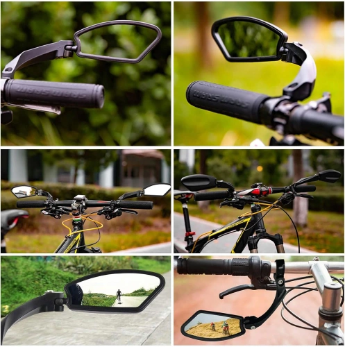 Oglinda ghidon biciclete | Oglinda retrovizoare dreapta pentru scuter | Oglinda pivotanta | HSJ-210-Dreapta
