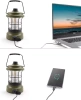 MIJN-880 | Retro-stijl LED-campinglamp met powerbank-functie | Vlotte aanpassing van helderheid en kleur | 3000 mAh, 20-260 lm, 5-120 uur, IPX6 | Wit