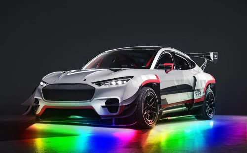 Éclairage LED sous la carrosserie | Rubans RVB flexibles | Connectivité Bluetooth avec l'application téléphonique | Longueur de la sangle : 90 cm x 2 et 120 cm x 2