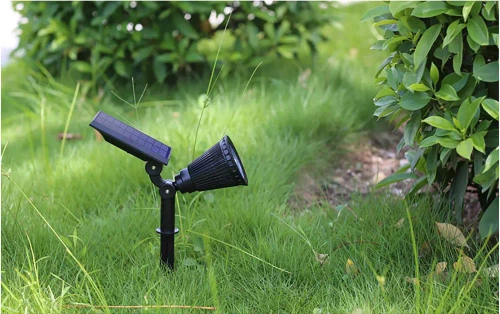 YNG-4LED | LED solar garden lamp | SPOT reflector | 250lm, 2200mAh, 4 LEDs