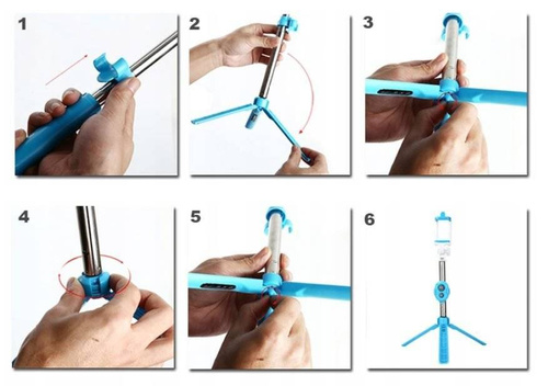 PSI-S003 | Selfie-stick bluetooth távirányítóval | Egylábú állvány | Fotó stick