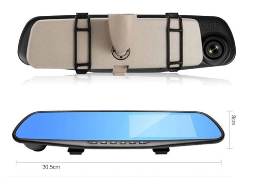 Kfz-Dashcam im Rückspiegel | 4,3" TFT LCD | für Rückfahrkamera | 12 V | PZ702-1-DVR