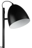 DYT-L145-NERO | Lampada da terra in metallo | Illuminazione moderna ed elegante per il soggiorno e la camera da letto | Lampada da terra nera con struttura in metallo