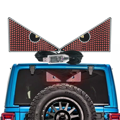 LED automobilové výstražné svetlo | dynamické výstražné režimy, 11 režimov, napájanie USB | Y2-TRI-RED