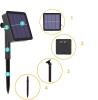 LED-Girlande solar, Gartenleuchte zum Einstecken | 200 LEDs, 20 m | kaltweiß | FLD-200LED-WC