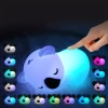 Silikoninė LED Koala naktinė lemputė | Nešiojama vaikiška lempa 9 šviesos spalvos | JL-708