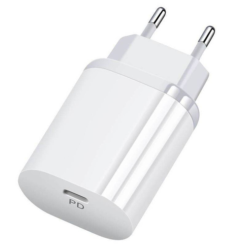 PD-70-Biela | 18W nástenná nabíjačka | USB-C Power Delivery 3.0