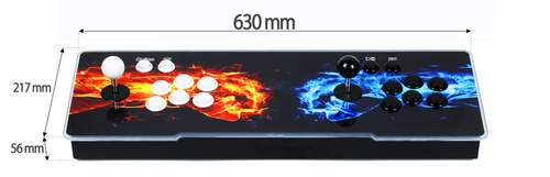 BP-3001-FIST | Pandora's BOX | 5,000 retro and 3D games | 2 sets of controllers | built-in speaker | possibility to connect a coin selector