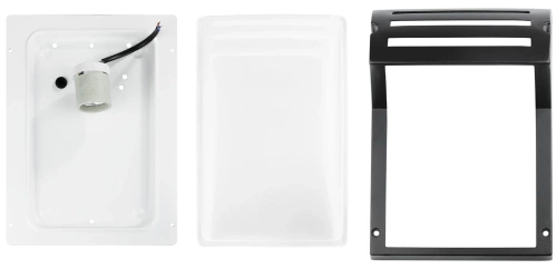 BD-C184 | Lámpara de jardín, lámpara de pared para fachada | IP54, E27 | aluminio + vidrio