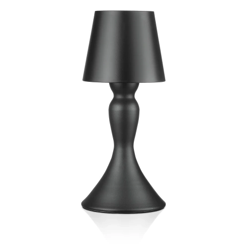 Trådløs natlampe med indbygget batteri | Stilfuld bordlampe med justerbar farve og lysintensitet | YG-D021-BLACK