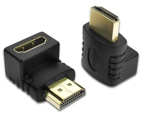 HA-90 | Vinkel HDMI-adapter | 4K | 3D | 15 cm