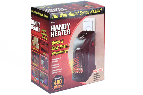 JM-112 | Electric heater, mini fan heater, farelka | 2 speeds | thermostat 15-32 degrees C | timer