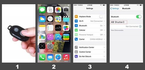 Selfie-Stick mit Bluetooth-Fernbedienung | Monopod Stativ | Fotostick | PSI-S003
