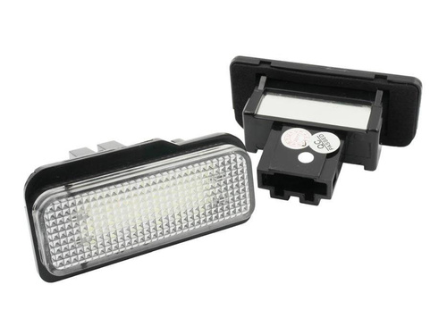 LP007S28 | LED Kennzeichenbeleuchtung, Ersatz für  Mercedes W203, W211, W219 | LED Nummernschildbeleuchtung | CANBUS Lampe, 2 Stück