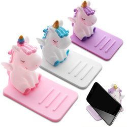 PSI-TS008 | Support universel pour téléphone ou tablette en forme de licorne | 3 couleurs