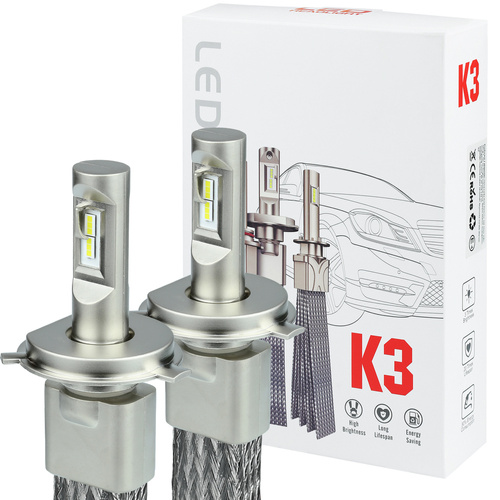 Set H4 K3 CSP LED-lampen | 54 W | 20000 lm