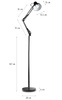 MT-390 | Gulvlampe med justerbar arm