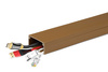 Kabelkanal zur Kabelabdeckung mit 3M-Selbstklebeband | 2 Meter, 40x20 mm | braun | ZXC-20-2M