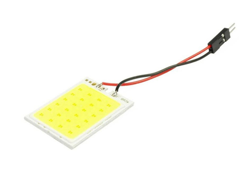 24 lustų 4x6 COB LED panelė + W5W, C5W, T4W adapteriai