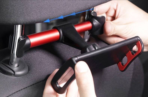 PSI-A019 | Suport telefon auto sub tetiera | pentru copil, pentru călătorie