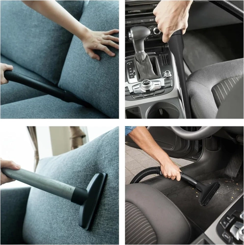 VCA-5in1-PRETO | Conjunto de dicas para aspirador | Bicos universais para aspiradores