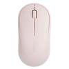 Q18 | Mouse óptico sem fio para computador de escritório | 1000 DPI | rosa