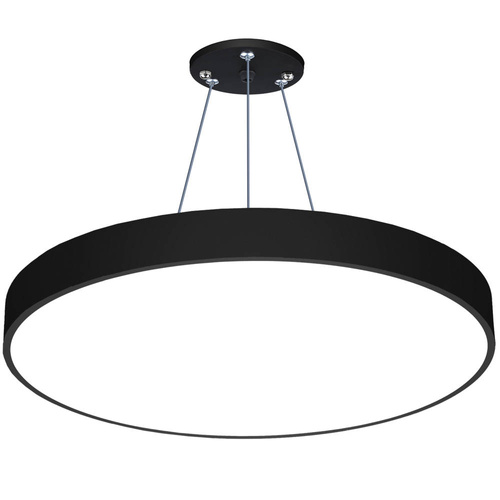 LPL-005 | LED hangende plafondlamp 50W | rond vol | aluminium | CCD niet-knipperend | Φ60x6