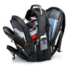 BR10 | Multifunctional, large backpack with a laptop compartment | 40l, USB socket and 3.5 "mini jack, 1680D ballistic nylon | black