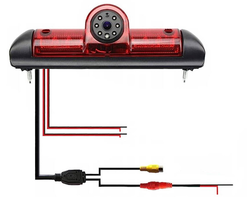 Dedicated reversing camera in the STOP lamp | Suitable for Fiat Ducato, Citroen Jumper, Peugeot Boxer