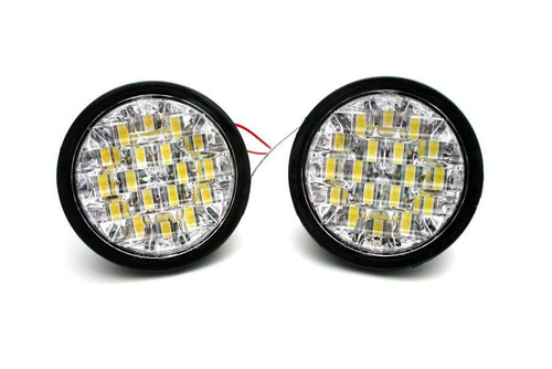 DRL 10 | LED daytime running lights | round ø 90 mm