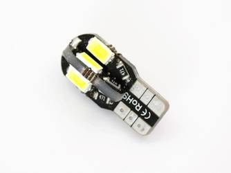 Bombilla LED para coche W5W T10 8 SMD 5630 CAN BUS 360 grados