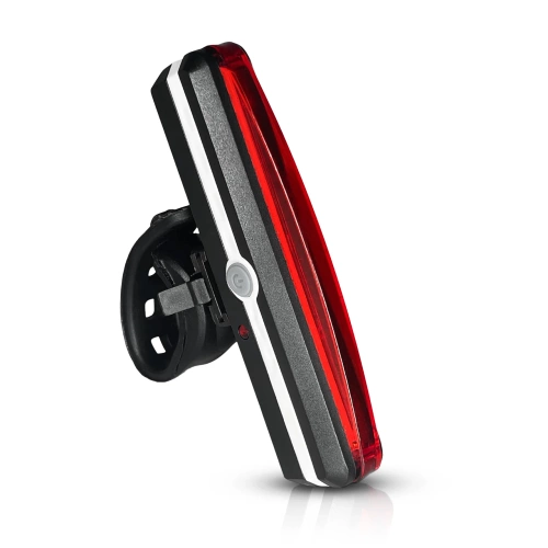 Potente luce posteriore per bicicletta COB da 100 lm | Luce per bicicletta con batteria integrata - ricaricabile tramite USB | Luce per bicicletta leggera 40 g | BK-L2266