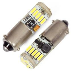 Lâmpada LED para carro BA9S 15 SMD 4014 sem polarização