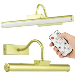 Aplica de perete LED cu acumulator | lampă de perete fără fir | temperatură de culoare și intensitate reglabilă | montaj magnetic | telecomandă cu temporizator | WLP-L40