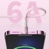 B2-3i1-pink | USB-kabel med tre ladestik